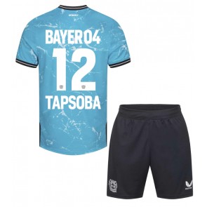 Bayer Leverkusen Edmond Tapsoba #12 Replika Babytøj Tredje sæt Børn 2023-24 Kortærmet (+ Korte bukser)